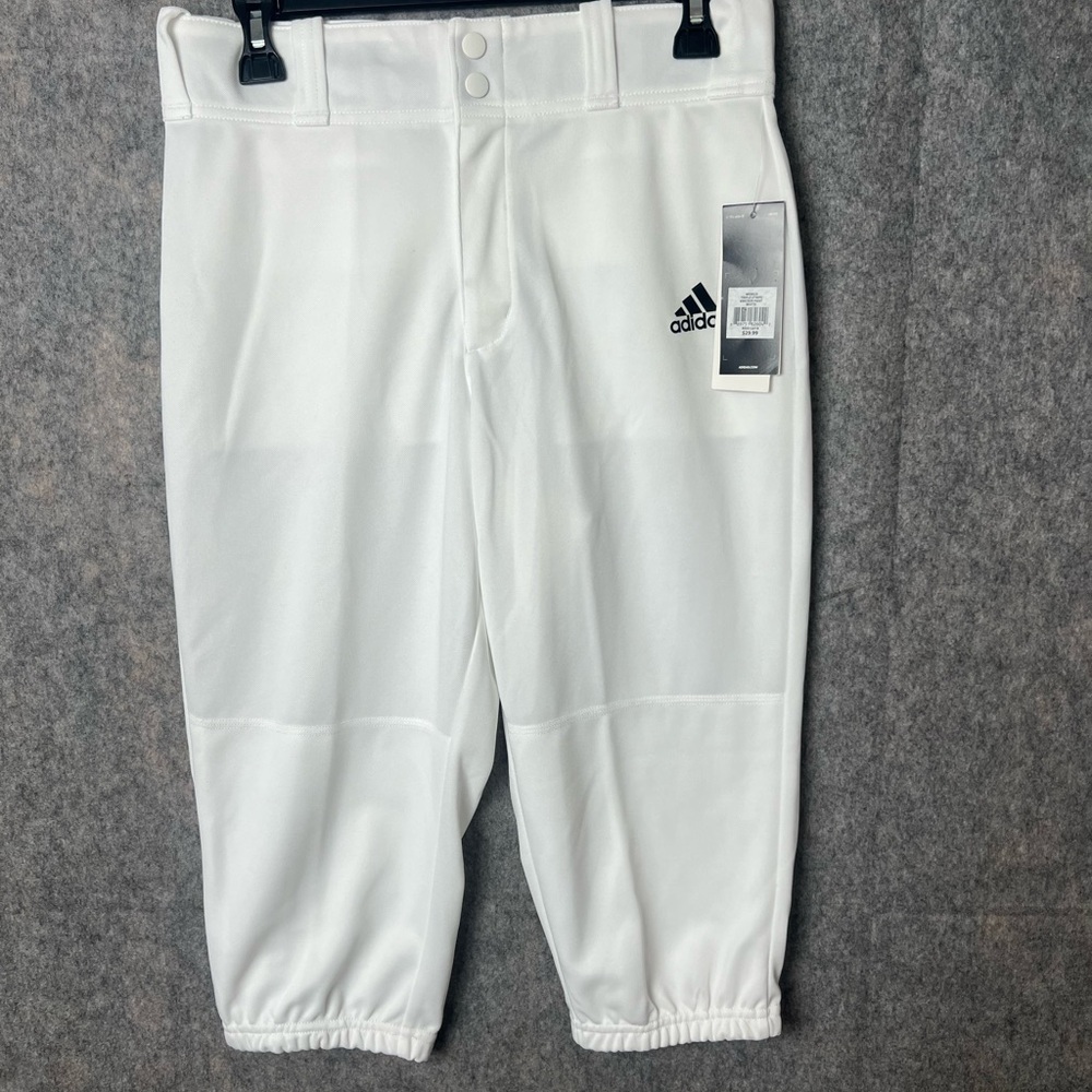 Adidas Men Size Small Tripple‎ Stripe Knicker Pants White New